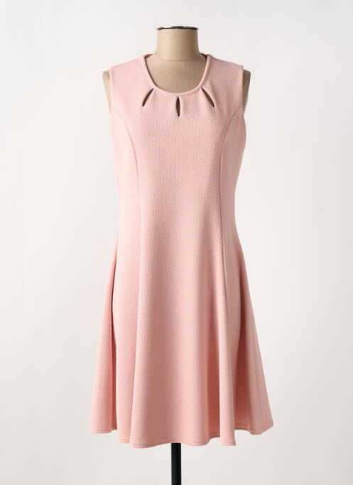 Robe courte sans manche sans manche rose LE SINGE DE JULIE femme