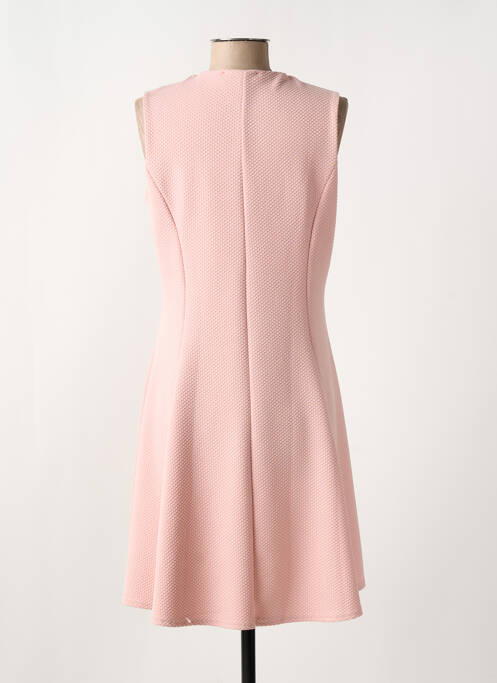 Robe courte sans manche sans manche rose LE SINGE DE JULIE femme