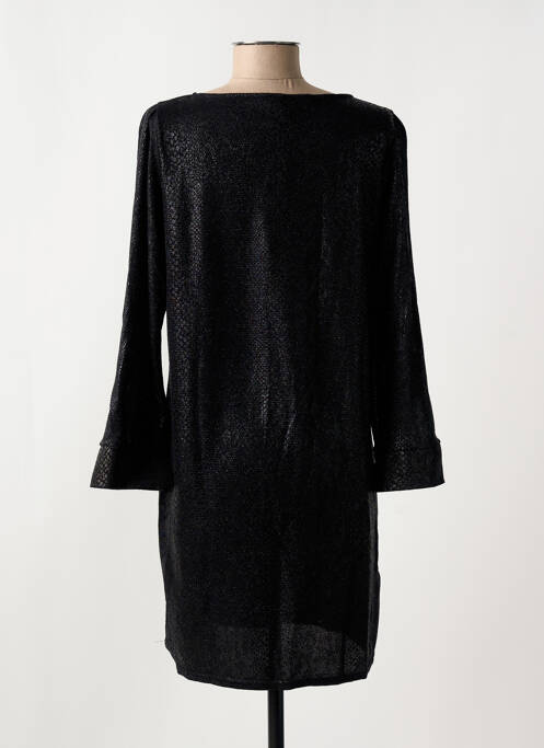 Robe courte manches longues manches longues noir LE SINGE DE JULIE femme