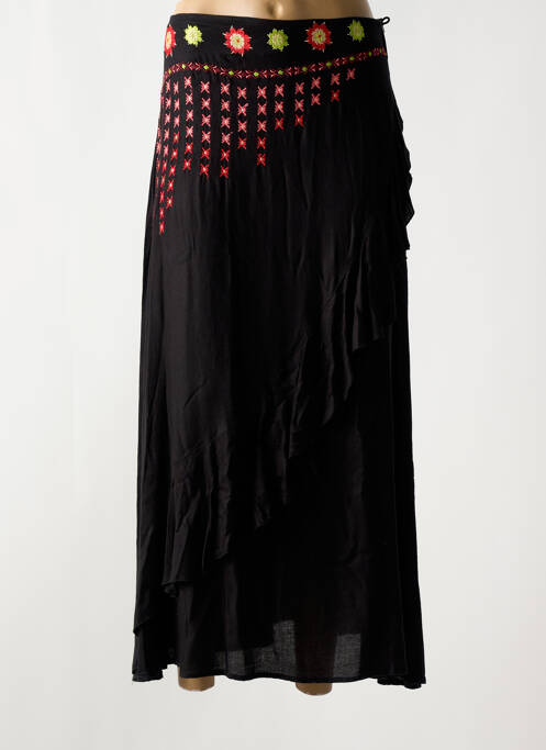 Jupe longue noir COLINE pour femme