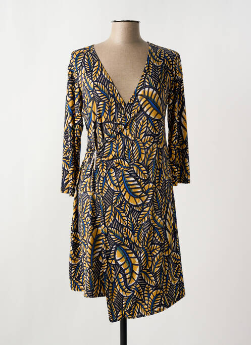 Robe courte jaune LE SINGE DE JULIE pour femme