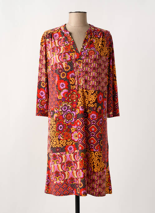 Robe courte orange LE SINGE DE JULIE pour femme