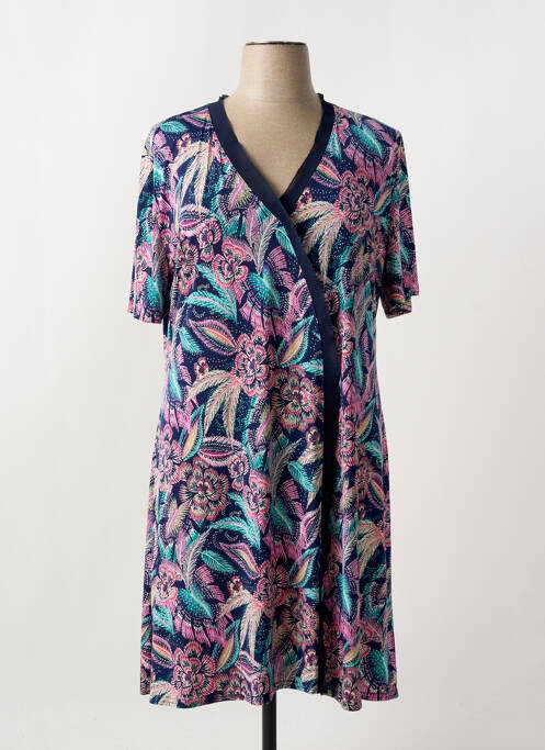 Robe mi-longue bleu A PARIS pour femme