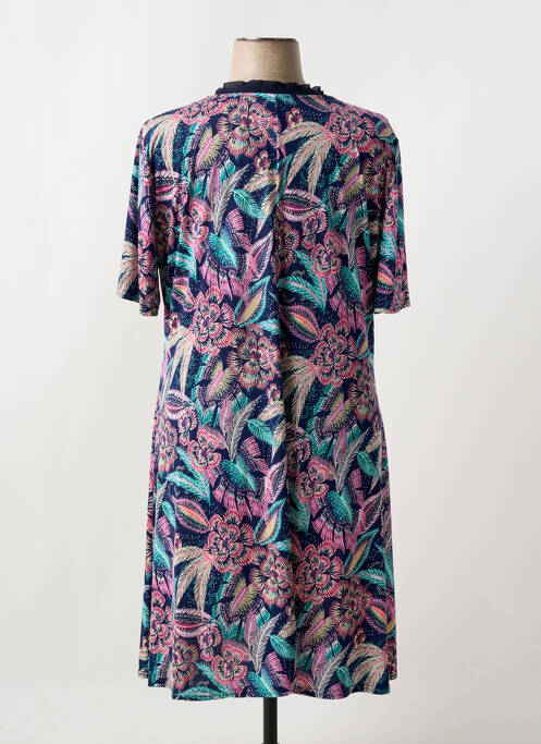 Robe mi-longue bleu A PARIS pour femme