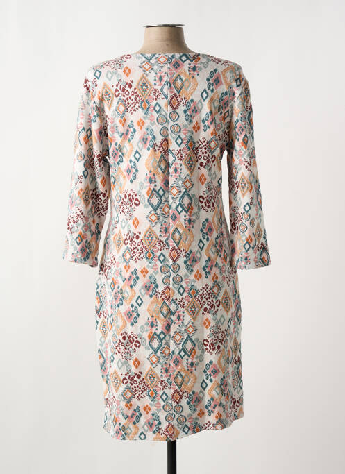 Robe mi-longue orange LE SINGE DE JULIE pour femme