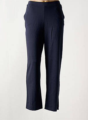 Pantalon droit taille élastique bleu IMPERIAL femme