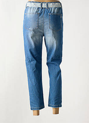 Jeans coupe slim poches bleu PLEASE femme
