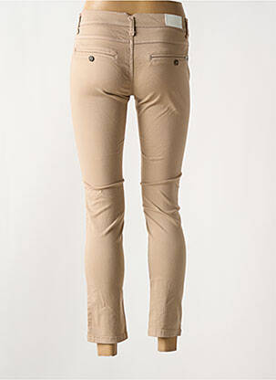 Pantalon slim poches beige PLEASE femme