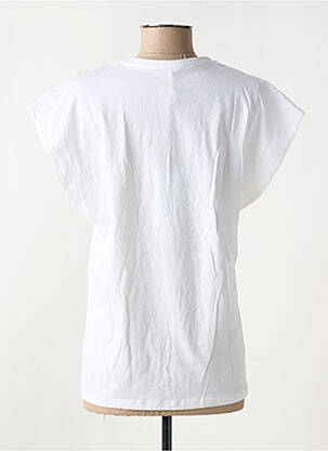 T-shirt coupe droite manches courtes blanc IMPERIAL femme