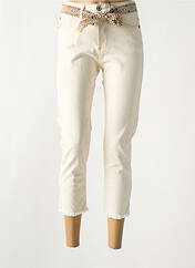 Pantalon 7/8 beige PLEASE pour femme seconde vue