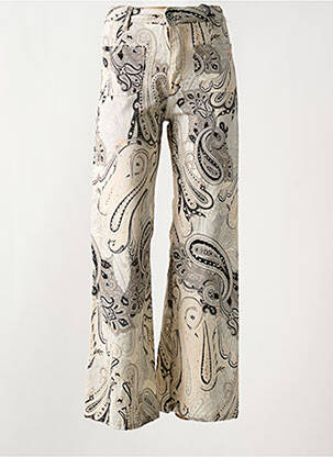 Pantalon flare beige PLEASE pour femme