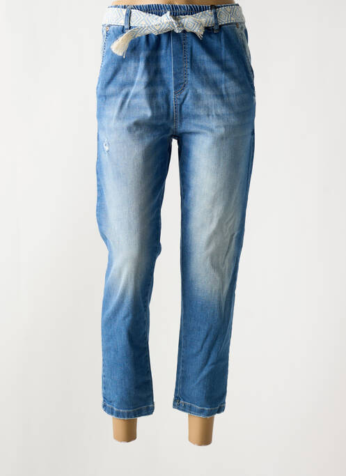 Jeans coupe slim bleu PLEASE pour femme