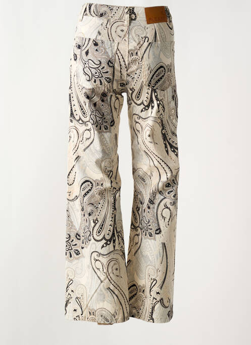 Pantalon flare beige PLEASE pour femme