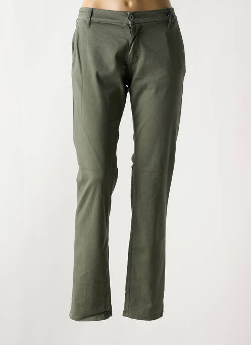 Pantalon slim vert PLEASE pour femme