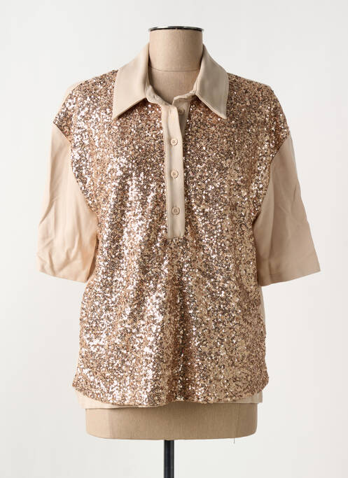 Polo beige IMPERIAL pour femme