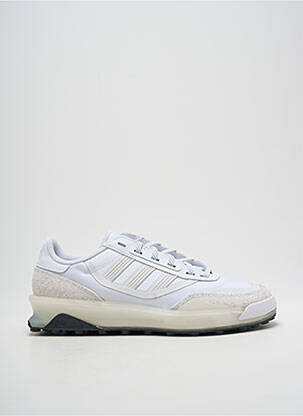 Baskets semelle amovible bout rond blanc ADIDAS homme