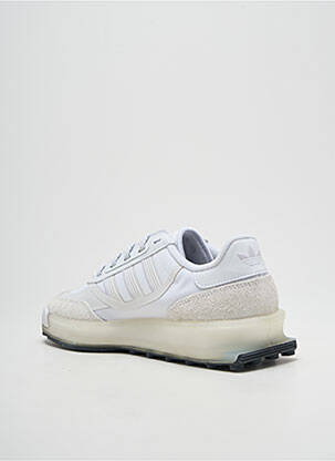 Baskets semelle amovible bout rond blanc ADIDAS homme