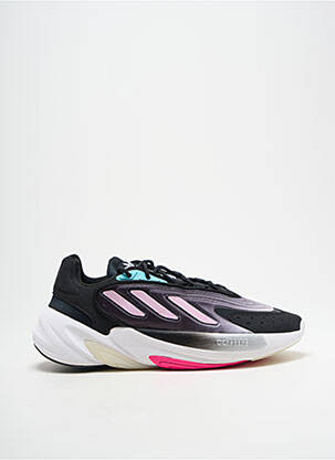 Baskets tissage satiné talon de 4 à 6cm noir ADIDAS femme