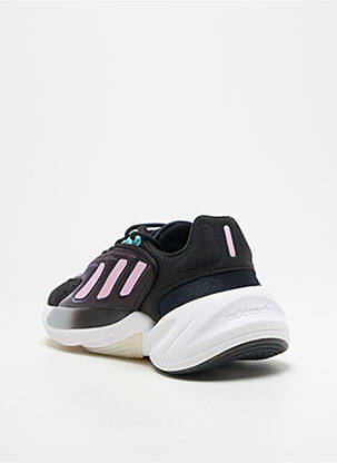 Baskets tissage satiné talon de 4 à 6cm noir ADIDAS femme