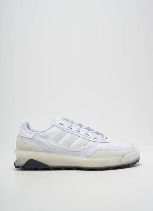 Baskets semelle amovible bout rond blanc ADIDAS homme