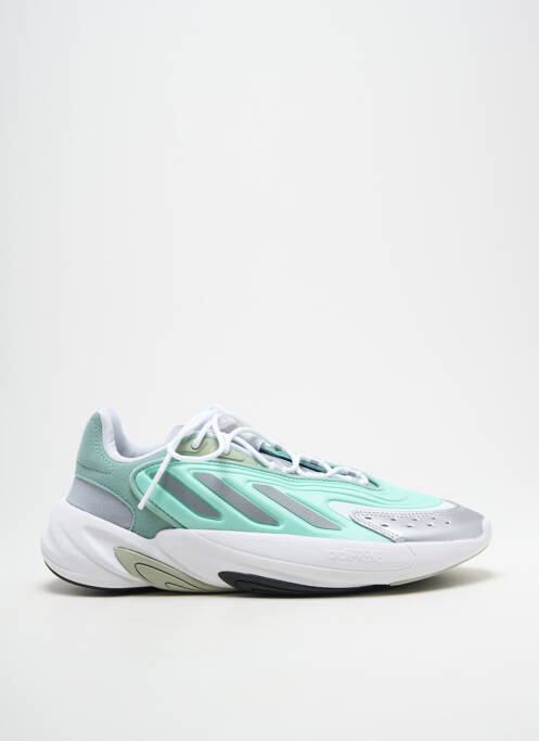 Baskets bout rond talon de 4 à 6cm vert ADIDAS femme