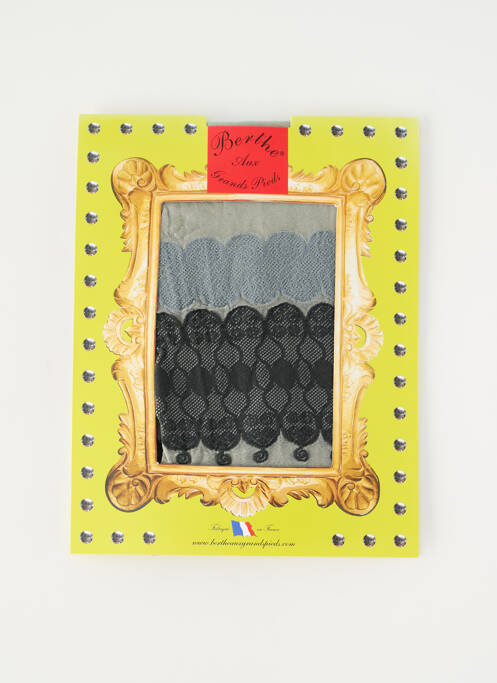 Collants gris BERTHE AUX GRANDS PIEDS pour femme