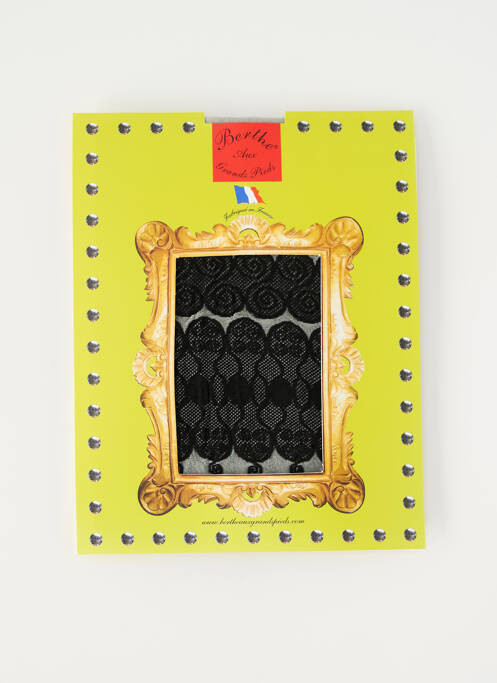 Collants noir BERTHE AUX GRANDS PIEDS pour femme