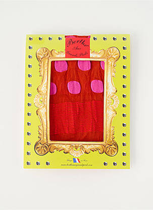 Collants orange BERTHE AUX GRANDS PIEDS pour femme