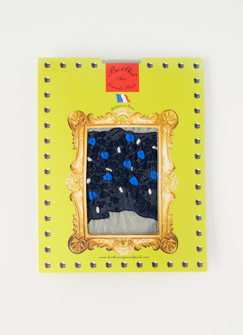 Collants bleu BERTHE AUX GRANDS PIEDS pour femme