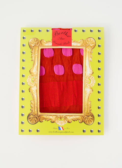 Collants orange BERTHE AUX GRANDS PIEDS pour femme