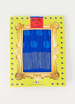 Collants bleu BERTHE AUX GRANDS PIEDS pour femme