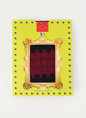 Collants rouge BERTHE AUX GRANDS PIEDS pour femme seconde vue