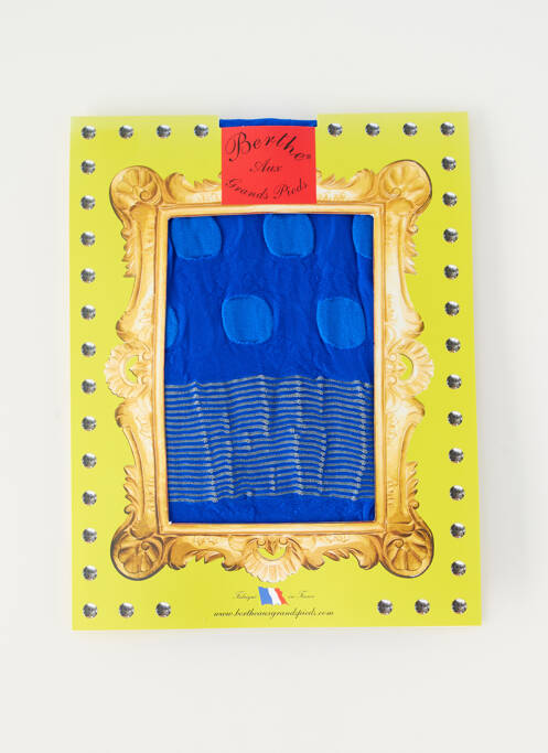 Collants bleu BERTHE AUX GRANDS PIEDS femme