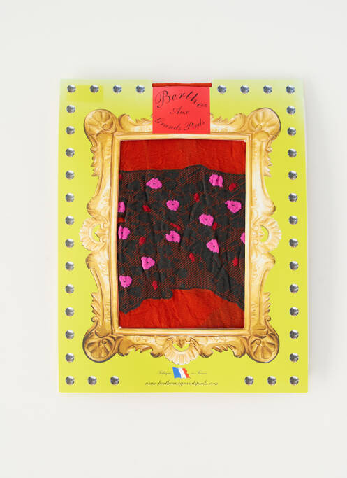 Collants orange BERTHE AUX GRANDS PIEDS pour femme