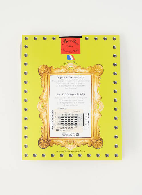 Collants bleu BERTHE AUX GRANDS PIEDS pour femme