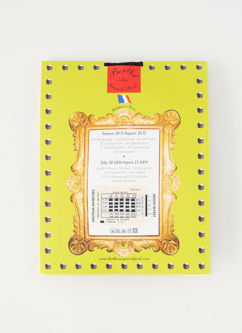 Collants noir BERTHE AUX GRANDS PIEDS pour femme