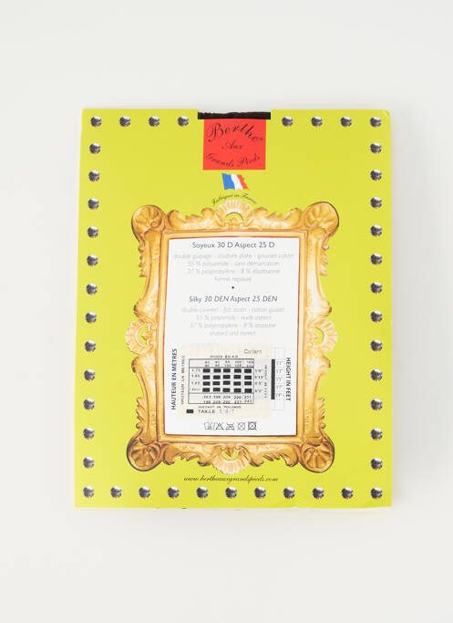 Collants rose BERTHE AUX GRANDS PIEDS pour femme