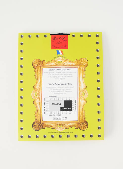 Collants bleu BERTHE AUX GRANDS PIEDS pour femme