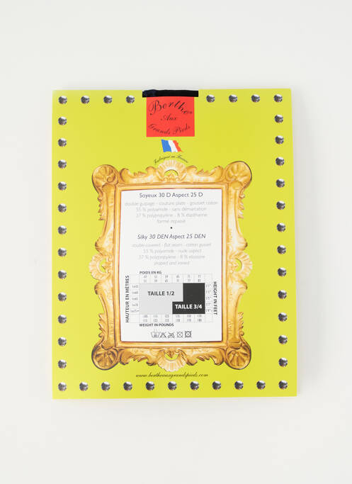 Collants noir BERTHE AUX GRANDS PIEDS pour femme