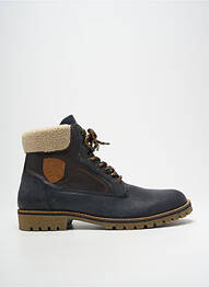 Bottines/boots matière lisse talon bas marron KAPORAL homme