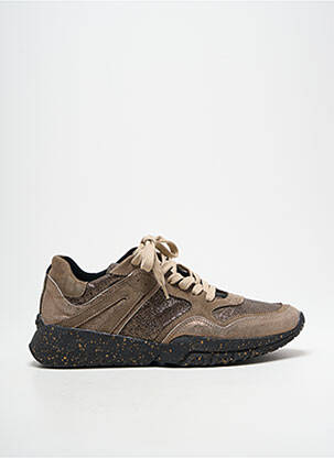 Baskets fermeture lacets talon plat jusqu'à 3cm or SERAFINI femme