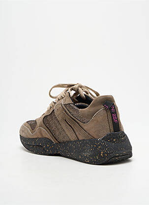 Baskets fermeture lacets talon plat jusqu'à 3cm or SERAFINI femme