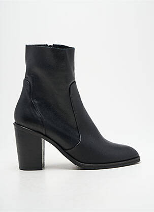 Bottines/boots matière lisse talon de 7 à 9cm noir NGY femme