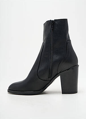 Bottines/boots matière lisse talon de 7 à 9cm noir NGY femme