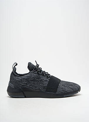 Baskets semelle amovible bout rond gris CERONI homme