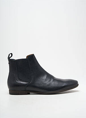 Bottines/boots matière lisse talon bas noir PAUL & JOE homme