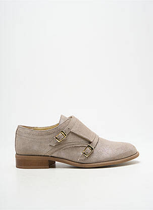 Derbies nubuck talon plat jusqu'à 3cm beige MELLOW YELLOW femme