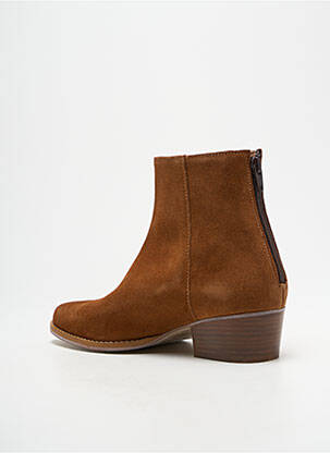 Bottines/boots bout pointu talon de 4 à 6cm marron NGY femme