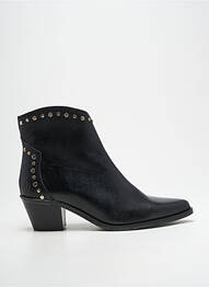 Bottines/boots matière lisse talon de 4 à 6cm noir NGY femme