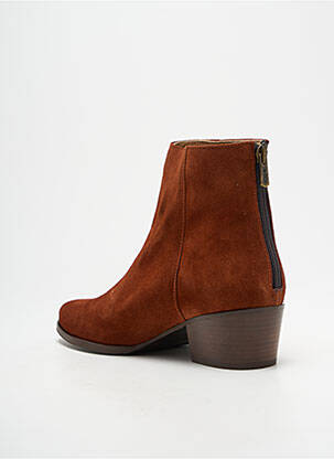 Bottines/boots bout pointu talon de 4 à 6cm orange NGY femme